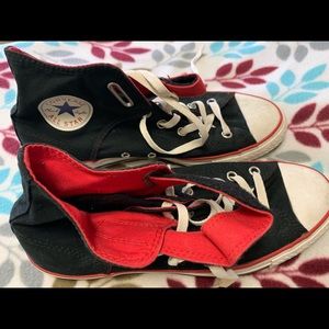 Men’s Black&Red Converse